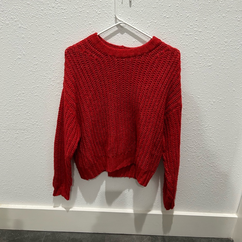 Red sweater
